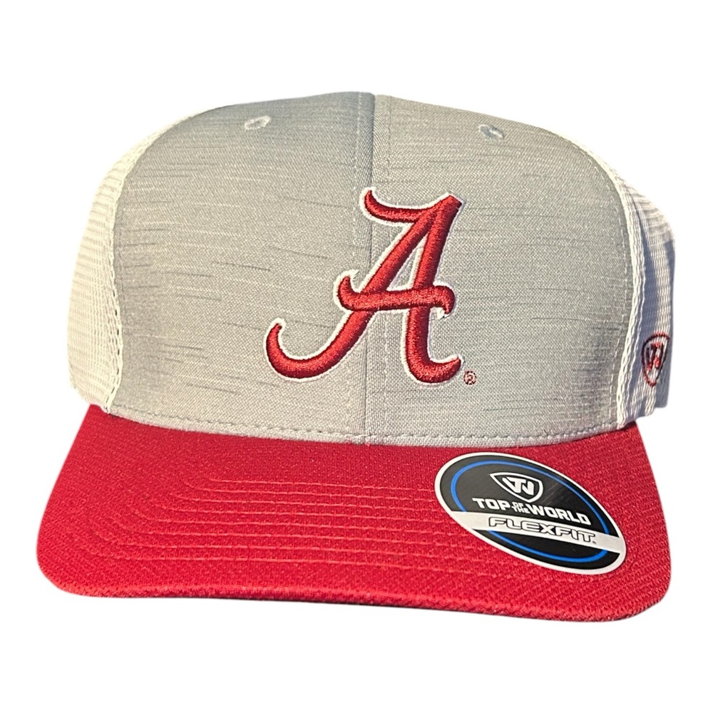 Top of the World Red and Gray Cap